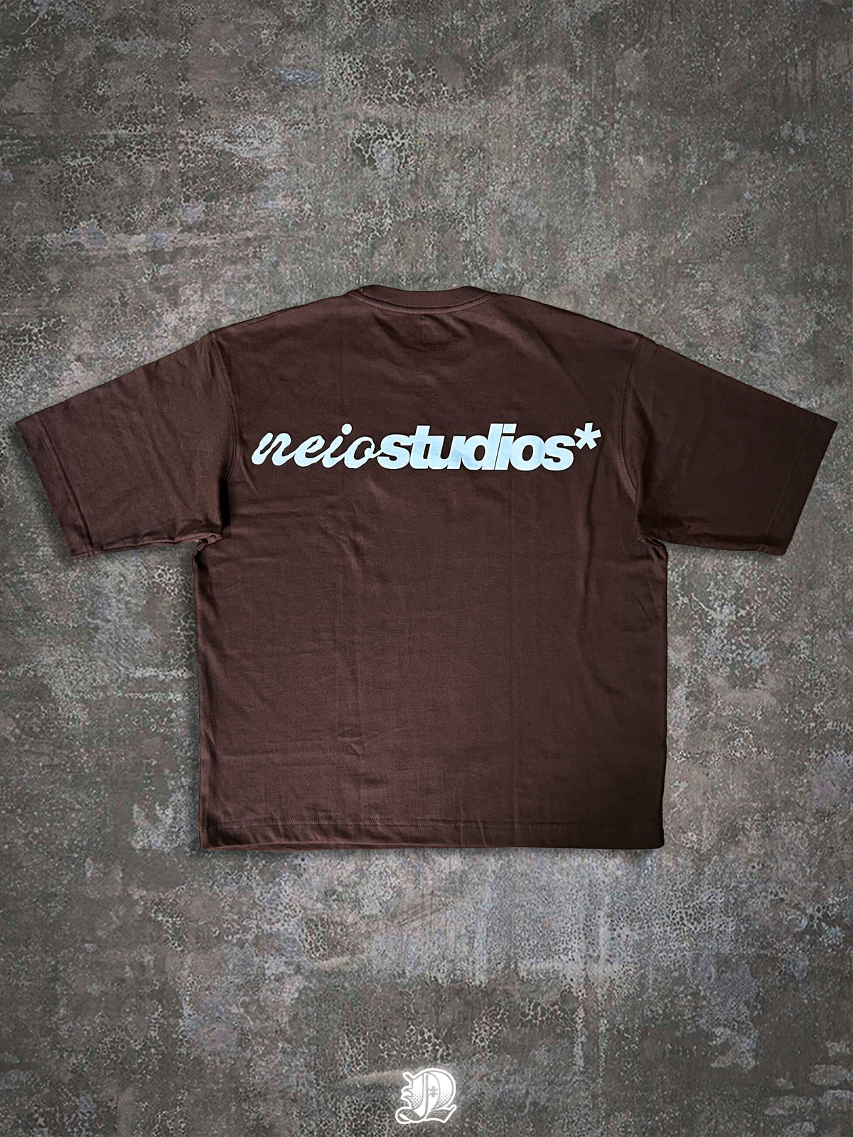 T-Shirt Neio Big Logo - Brown - Espalda